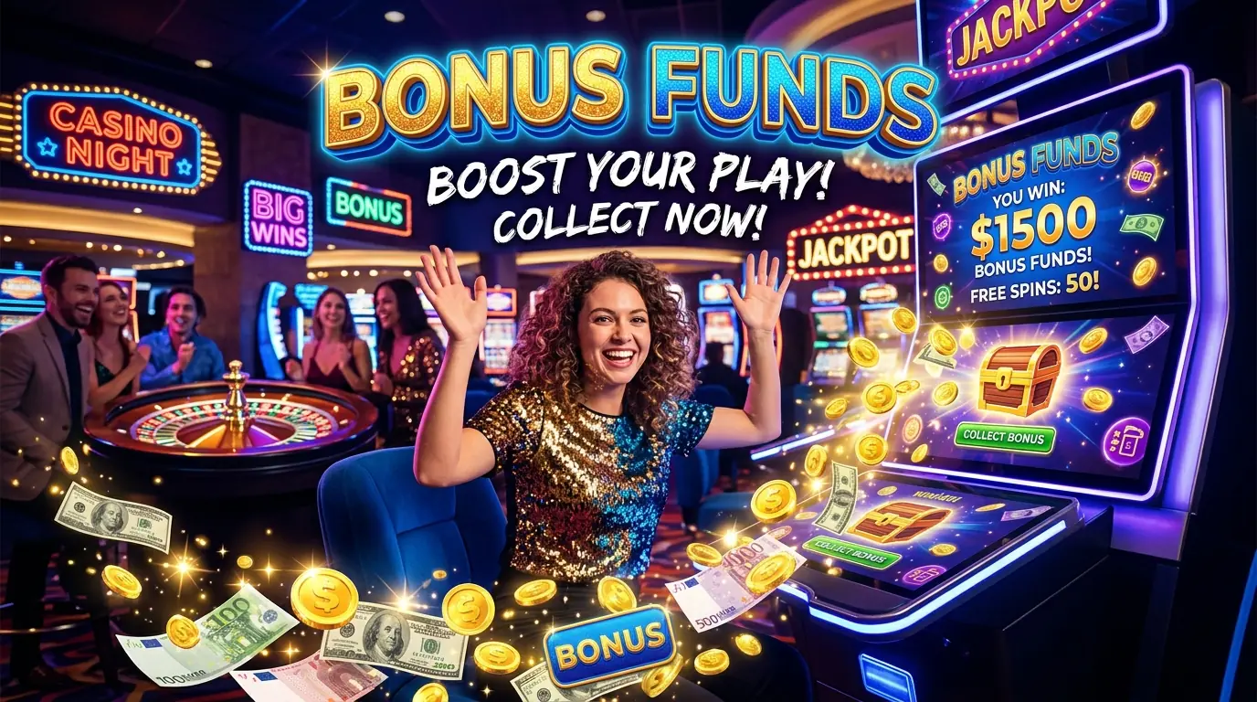 Grande Vegas bonus funds